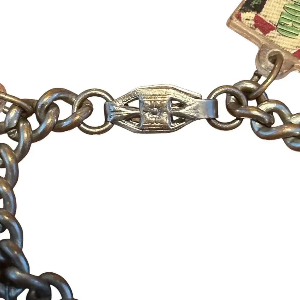 Vintage Capitol Records Miniature Album Cover Charm Bracelet | 1940s